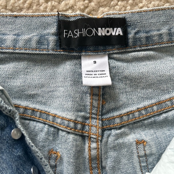 Cross over straight leg jeans (Non Stretch) - Picture 6 of 8